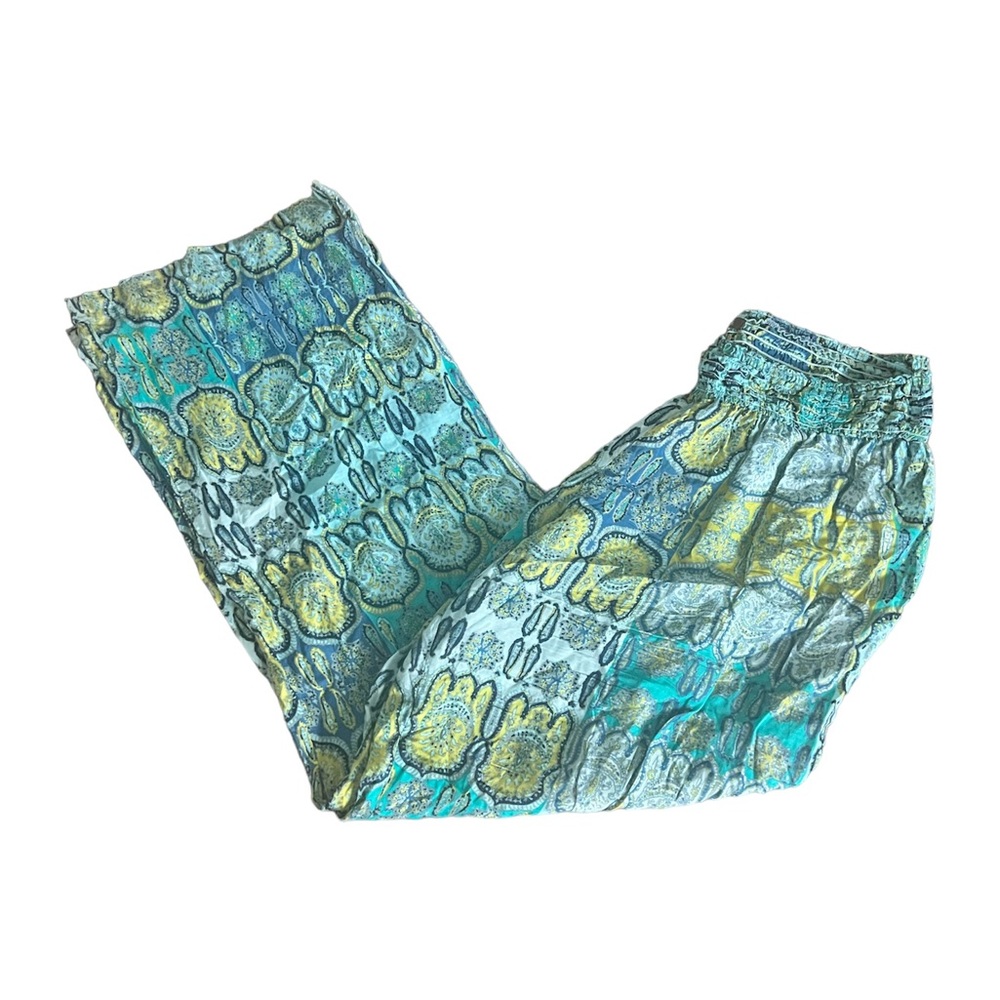 Tommy Bahama Blue/Green‎ Raynon pants L